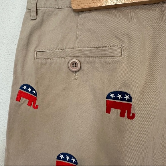 Fanpants Kahaki GOP Elephant Shorts - Picture 7 of 11